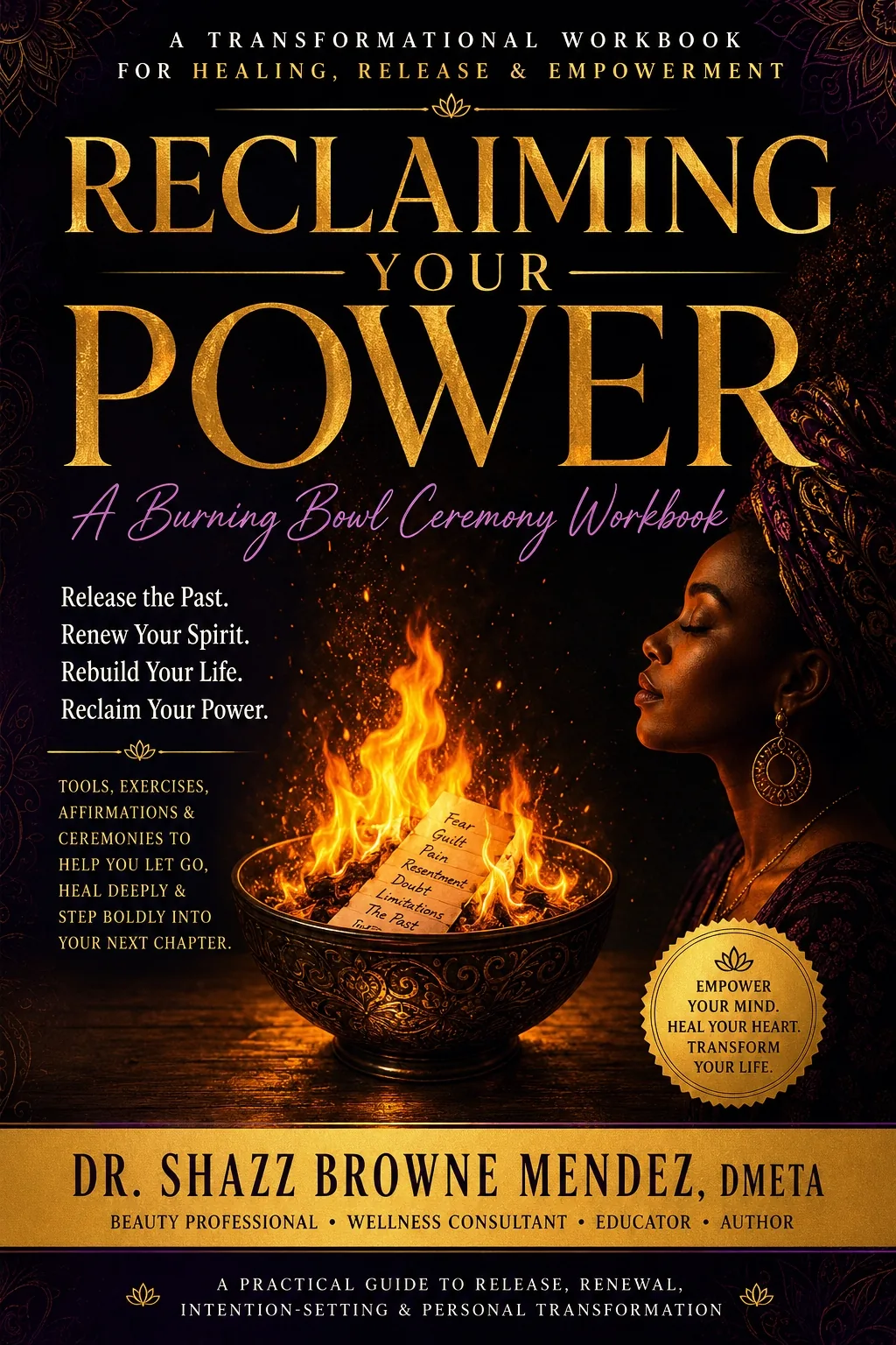 Cover of Reclaiming Your Power by Dr. Shazz Browne Mendez